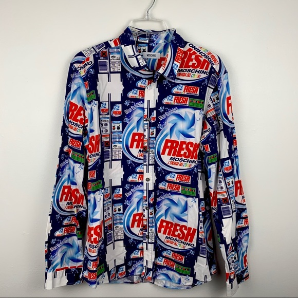 Moschino Other - Moschino Fresh Print Button Shirt